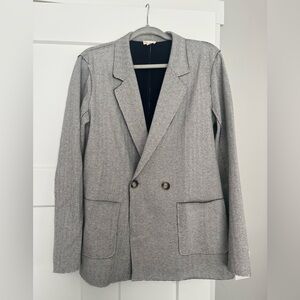 Hem & Thread Monochrome Houndstooth Blazer